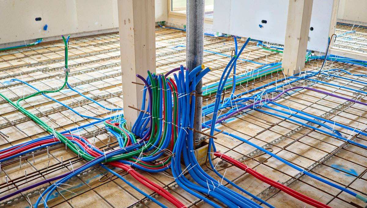 Electrical contractor with test equipment. MapTrack tracks tools, instruments and vans across jobs for Australian electricians