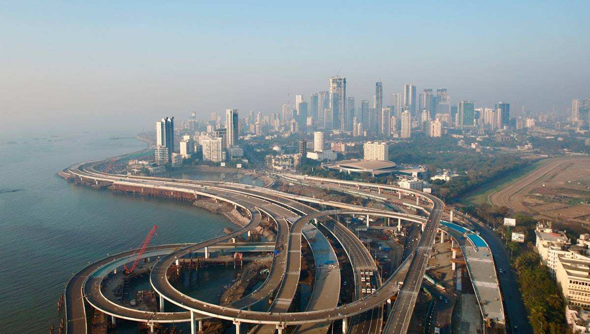 Infrastructure project site with heavy plant and equipment. MapTrack tracks tools, plant and fleet across Australian infrastructure programmes