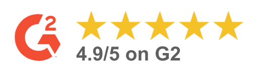 Rated 4.9 out of 5 on G2
