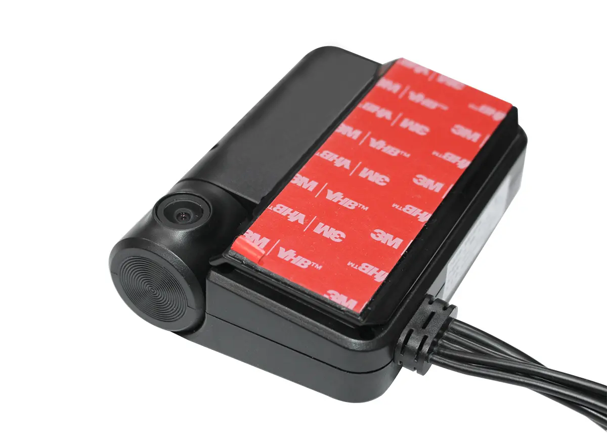 AI Fleet Dash Cam, dual-camera unit with GPS tracking