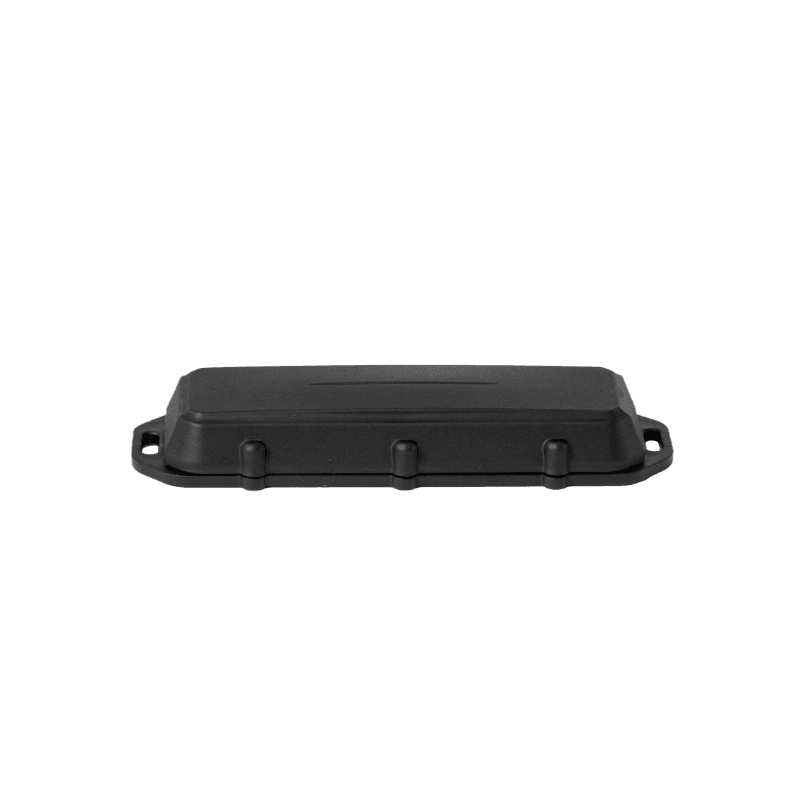 Barra GPS LTE-M/NB-IoT tracker, side profile of compact enclosure