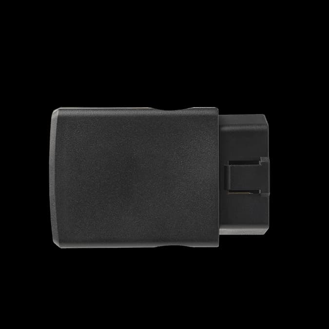 Bolt2 tracker, a compact unit with an OBD connector