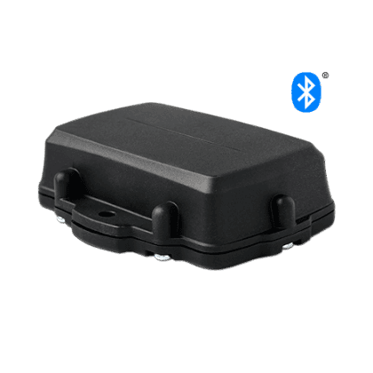 Oyster BLE ultra-rugged GPS tracker, transparent view showing internal battery