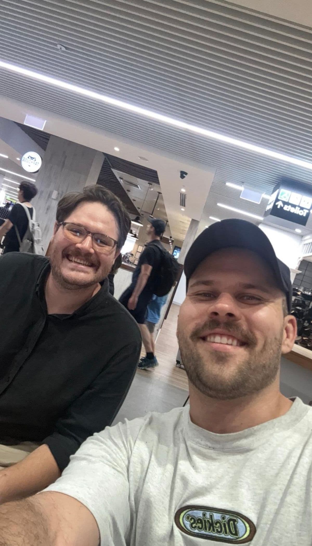 MapTrack founders travelling to a customer site