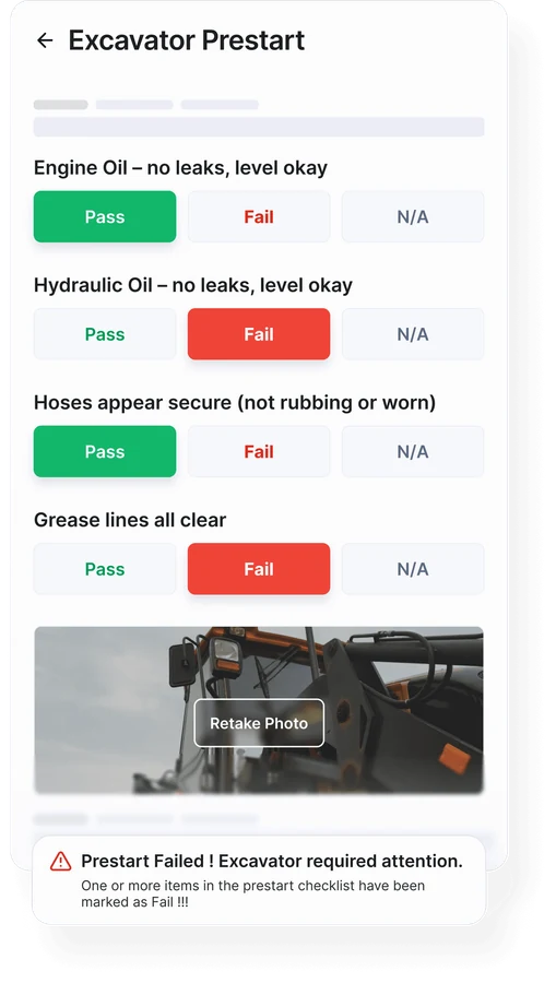 Pre-Start Inspection Software - Free Trial | MapTrack