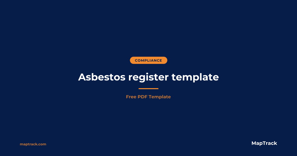 Free Asbestos Register Template (PDF) 2026