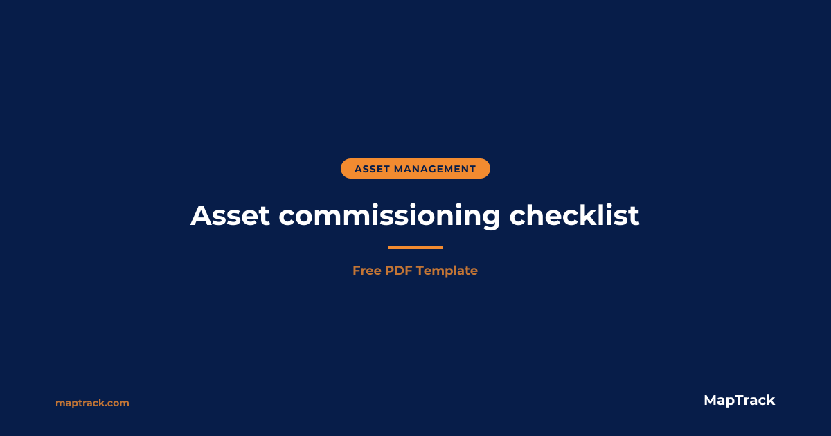 Free Asset Commissioning Checklist | PDF