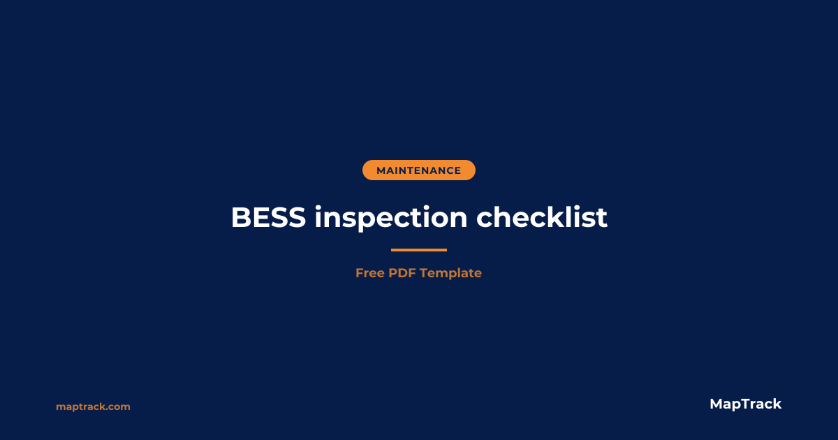 Free BESS Inspection Checklist (PDF) 2026