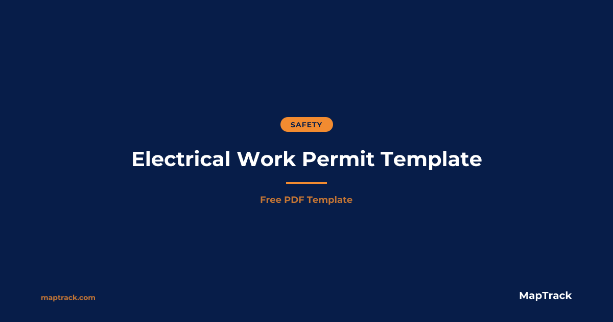 Free Electrical Work Permit | PDF Template