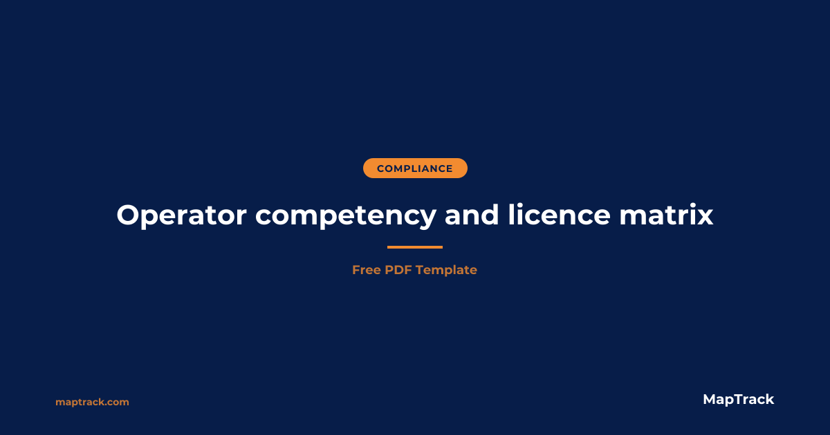 Competency Matrix Template (Free PDF) | MapTrack