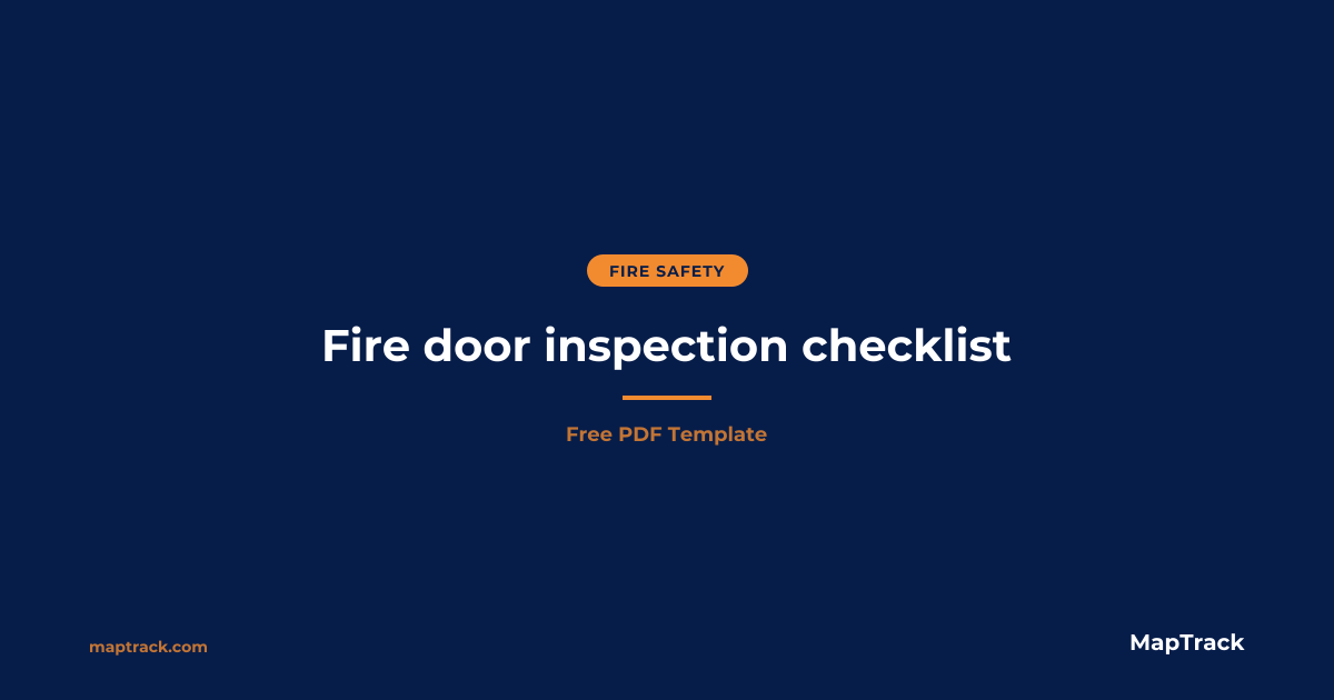 Free Fire Door Inspection Checklist | PDF