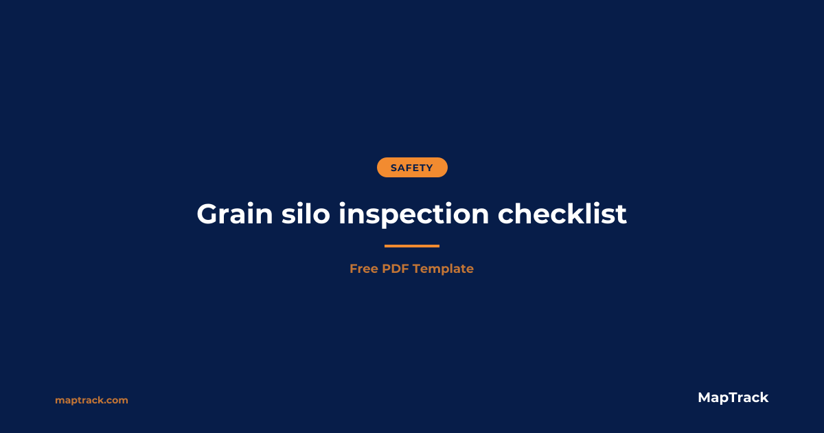 Free Grain Silo Inspection Checklist (PDF)