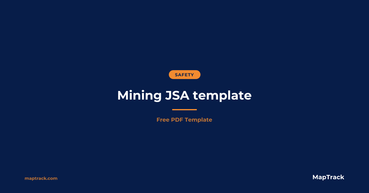 Free Mining JSA Template | PDF | MapTrack