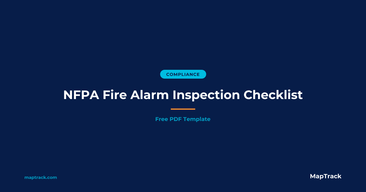 Free NFPA 72 Fire Alarm Inspection Checklist